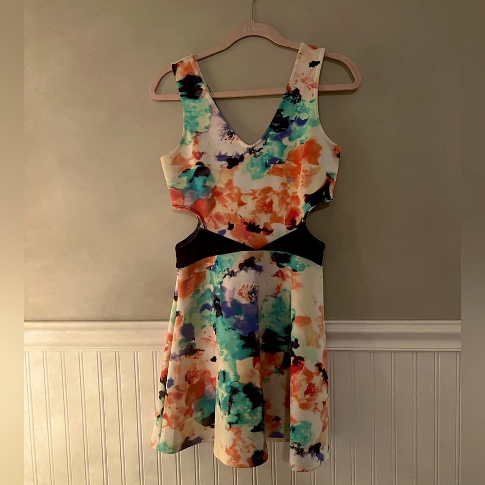 Charlotte Russe Floral Skater Dress